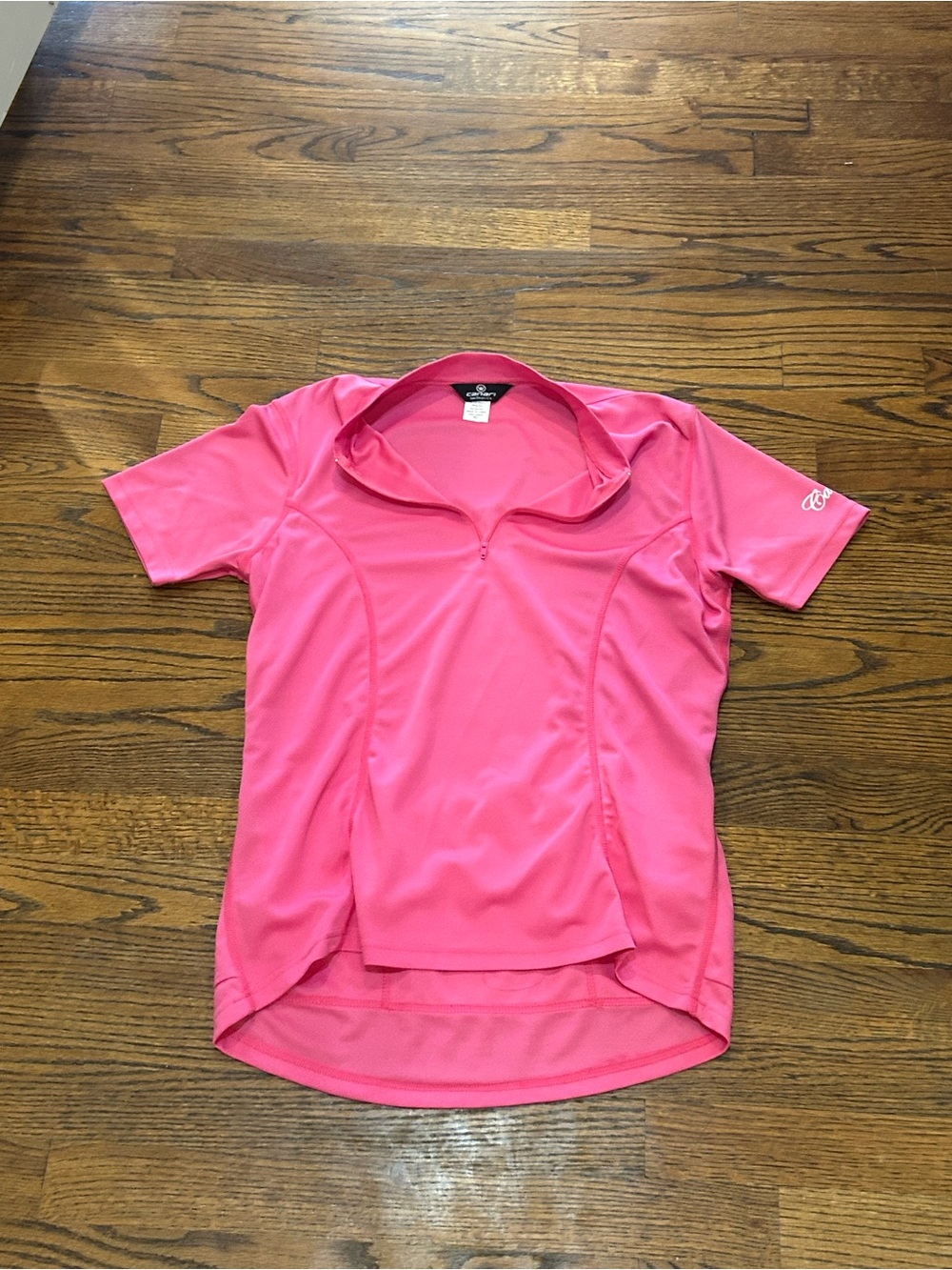 Canari Bright Pink Short-Sleeve Cycling Jersey